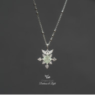 Chapter Three-Green Amethyst Stamp of Light Necklace